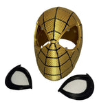 3D Printed Gold and Black Spider-Man Full Face Mask Helmet Mesh Eyes Adult
