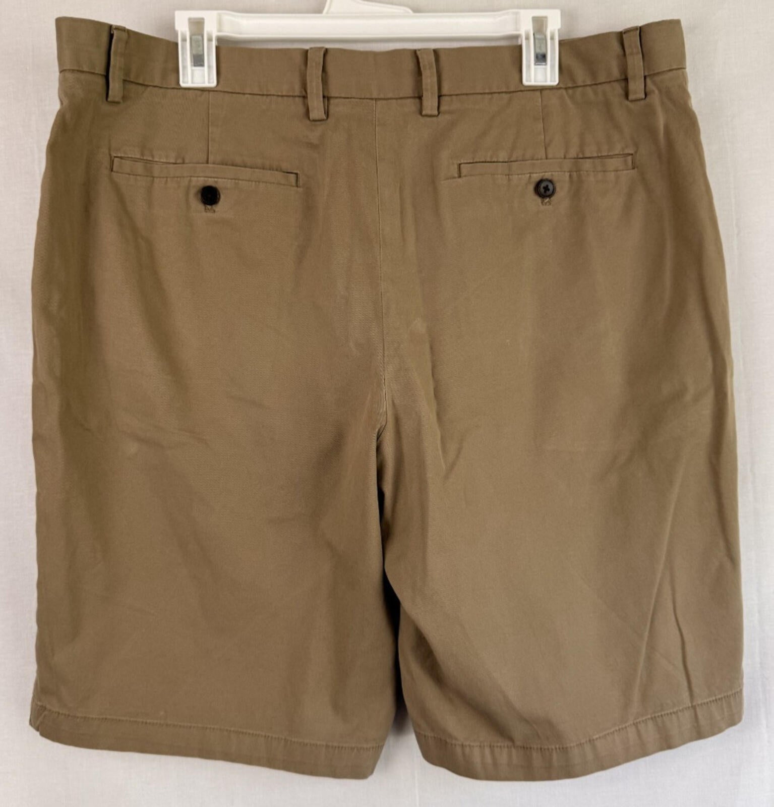 BANANA REPUBLIC Mens Khaki Tan Emerson Shorts - Sz 38