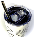 20 oz Color Me Unicorn Stainless Steel Tumbler with Lid, Straw