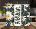 20 oz Flowers Mama Stainless Steel Tumbler with Lid, Straw