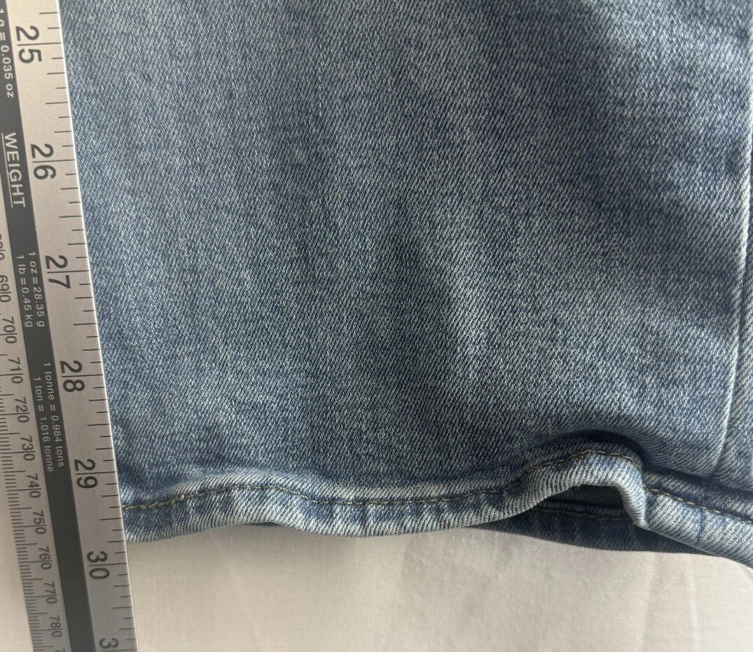 Levis 501 Jeans Mens 33x32 Blue Medium Wash Denim Straight Leg Button Fly