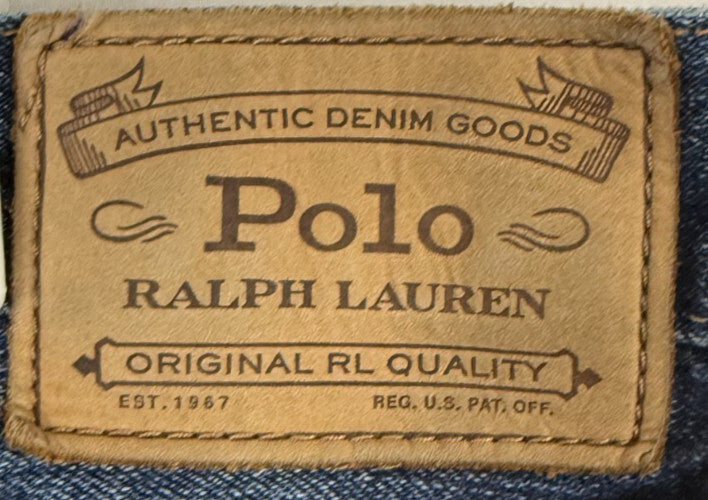 Polo Ralph Lauren The Sullivan Slim Jeans Mens 35x32 Blue Slim Straight Stretch