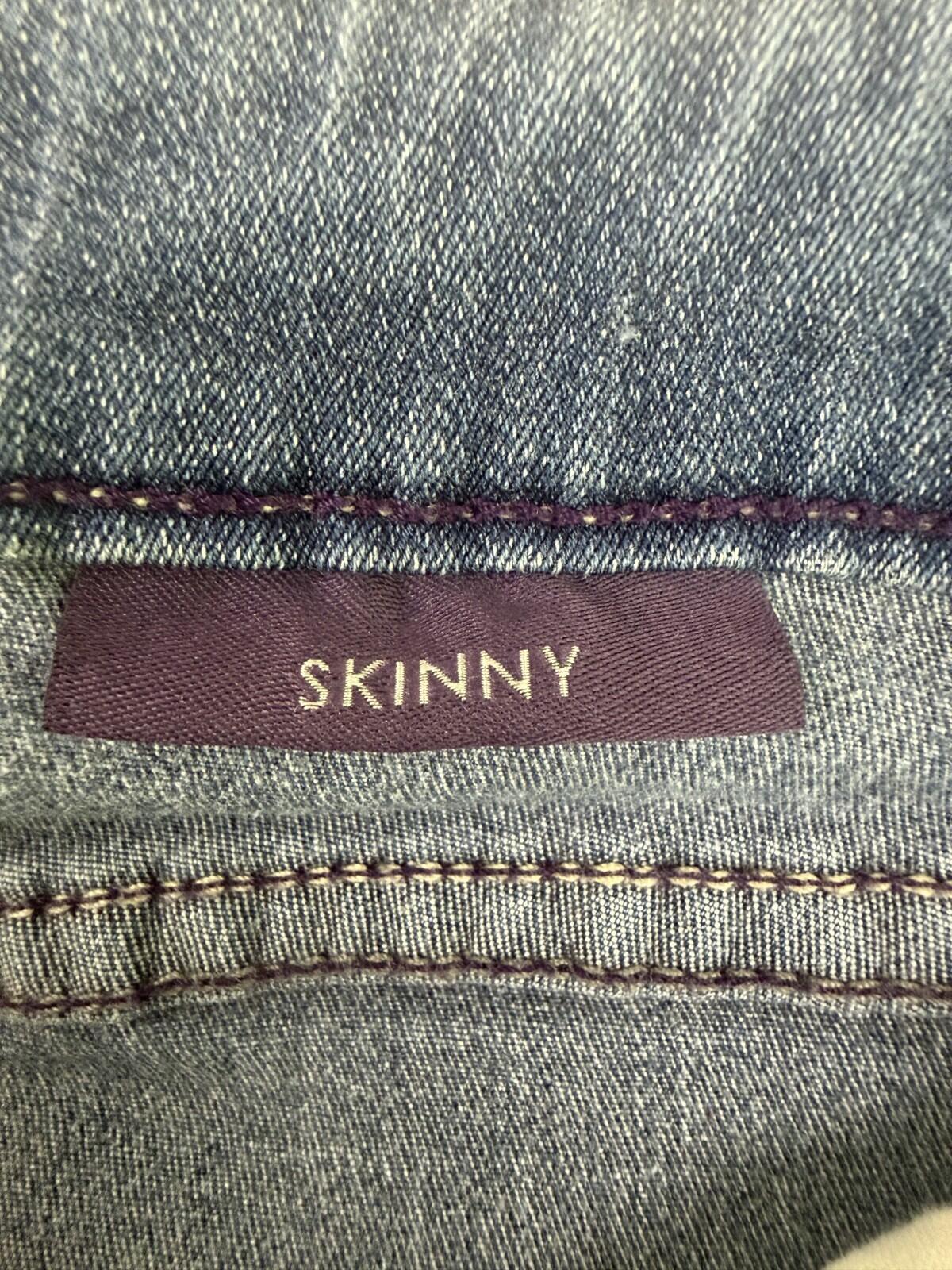 Not Your Daughters Jeans NYDJ Skinny Jeans Womens Size 8 Blue USA MADE Stretch