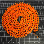 3D Printed LONG Dragon/Snake - PLA - Orange and Black - 5 Feet 4 Inches