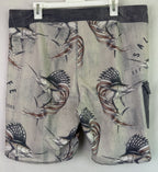 Salt Life SLX-QD Vapor Strength Swim Shorts Trunks Size 38 Marlin Flag Adult