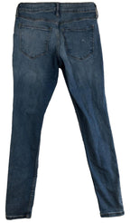 Womens Old Navy Rockstar Super Skinny Mid-Rise Distressed Denim Jeans Size 4