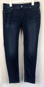 Silver Jeans Suki Mid Super Stretch Womens 34x31 Dark Wash Denim 9” Rise