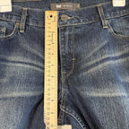 Levi's 524 Skinny Jeans Womens Size 13 Dark Wash Stretch Whiskered