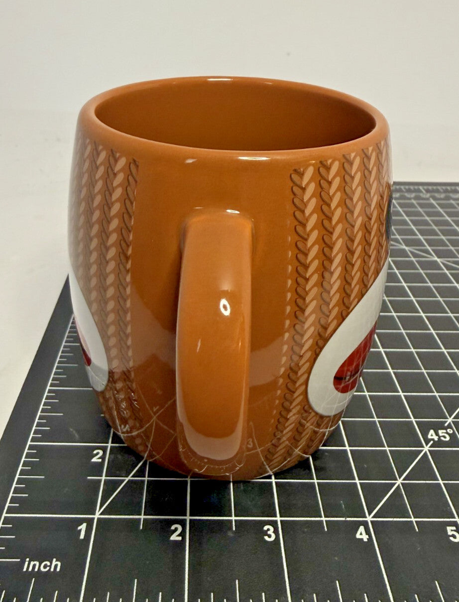 Galerie Sock Monkey 12 oz Ceramic Coffee Or Cocoa Mug With 2 Handles