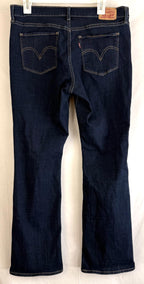 Levi’s Classic Bootcut Women’s jeans Size 12 Stretch Blue Dark Wash