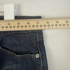 Levi's 524 Skinny Jeans Womens Size 13 Dark Wash Stretch Whiskered