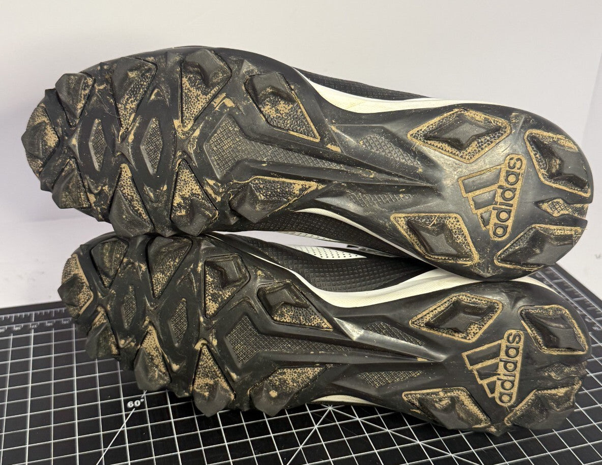 Adidas Adizero Impact Mens Football Cleats Sz 9 -Black and White