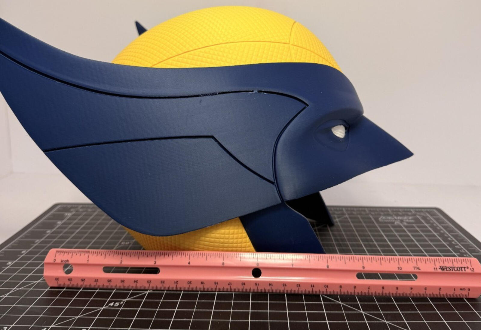 3D Printed Wolverine Face Mask Helmet Mesh Eyes Adult Mediumish