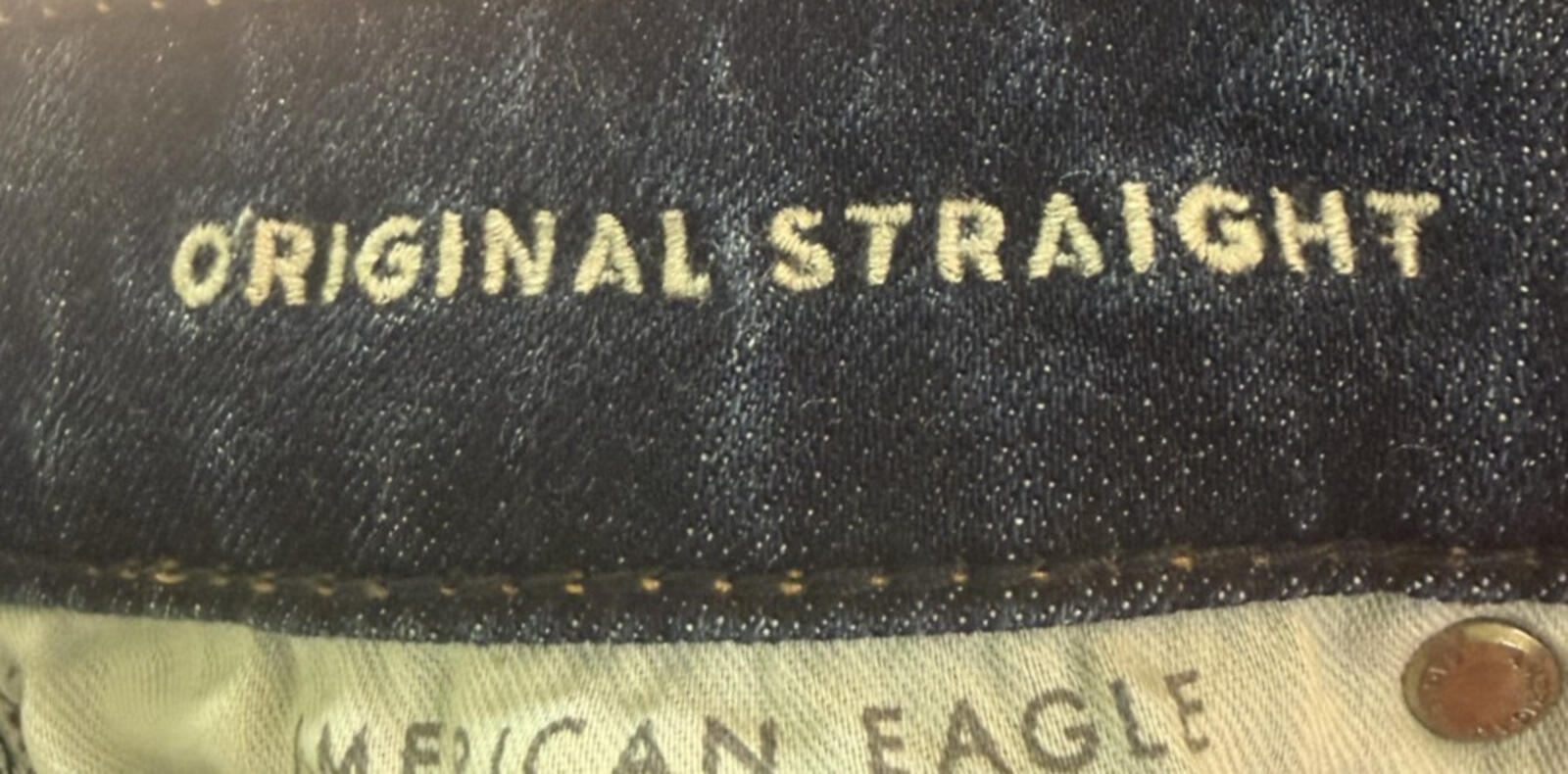 NEW American Eagle Next Level Airflex Original Straight Blue Jeans Mens 28x32
