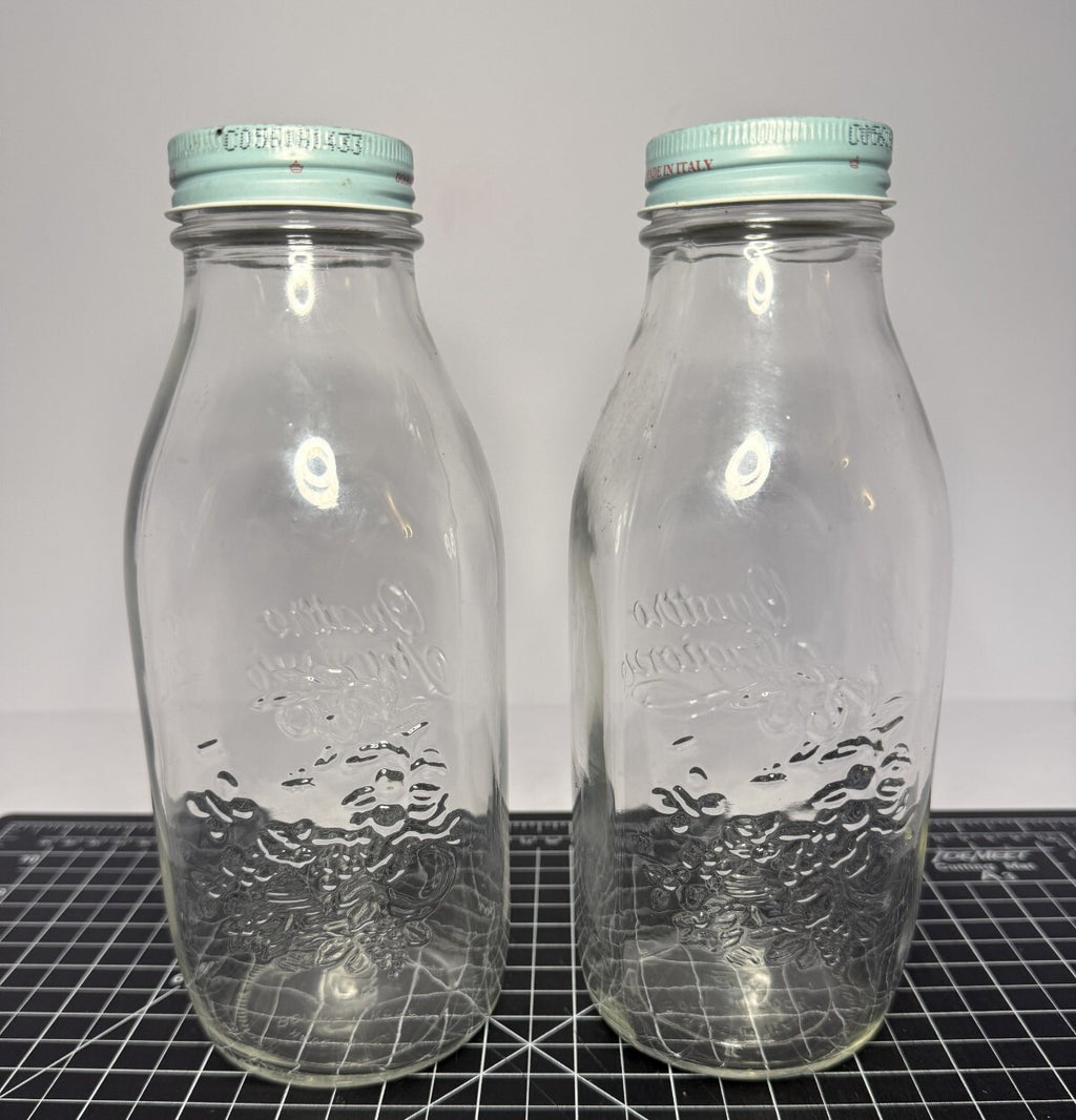 2x Bormioli Rocco Limited Edition Quattro Stagioni Vintage Collection 64 Oz