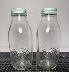 2x Bormioli Rocco Limited Edition Quattro Stagioni Vintage Collection 64 Oz