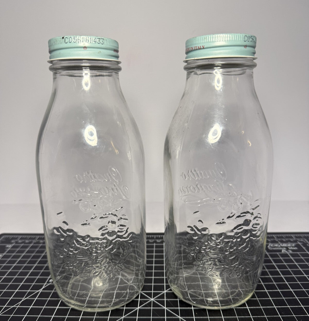 2x Bormioli Rocco Limited Edition Quattro Stagioni Vintage Collection 64 Oz
