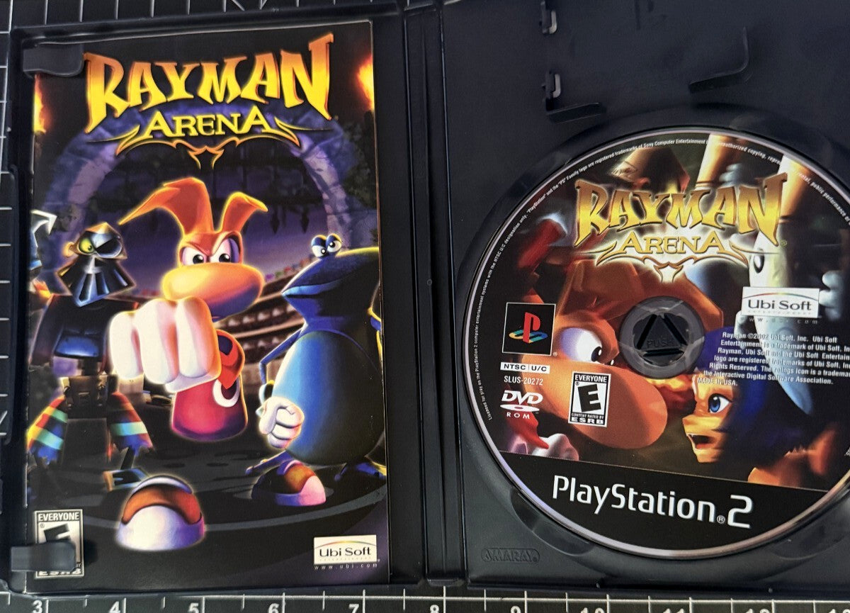 Rayman Arena Sony PlayStation 2 PS2 Complete With Manual Fast Shipping