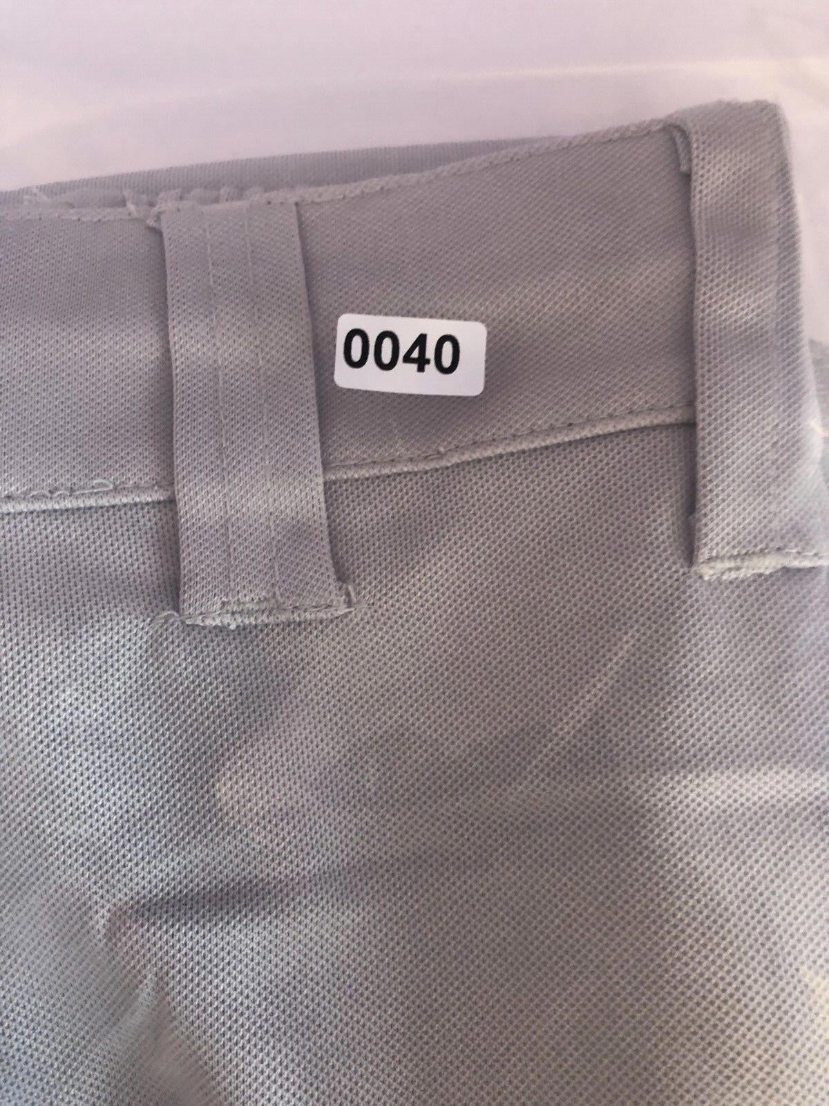 QBK Youth Baseball Pants Large Grey