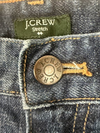 J. Crew Jeans Womens Size 27 Blue Bootcut Dark Wash Stretch Denim
