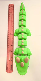 3D Printed Articulated Dino – Colorful Flexible Dinosaur Toy Figurine