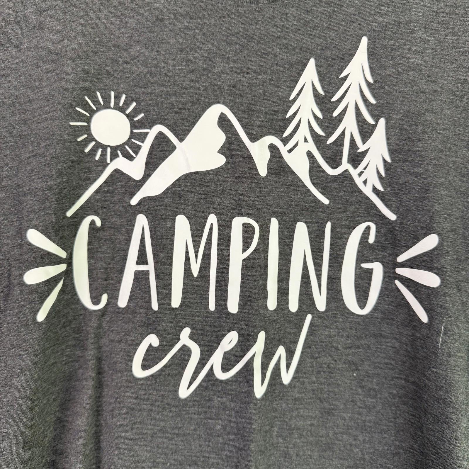 Camping Crew T-Shirt Womens Size Small