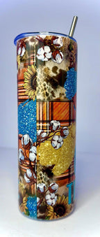 20 oz Gobble Til you Wobble Stainless Steel Tumbler with Lid, Straw
