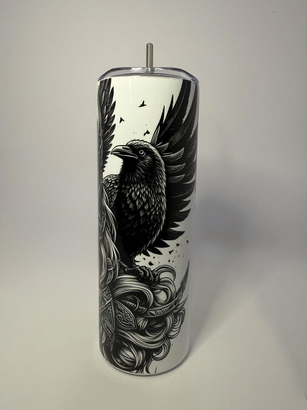 20 oz Odin Stainless Steel Tumbler with Lid, Straw