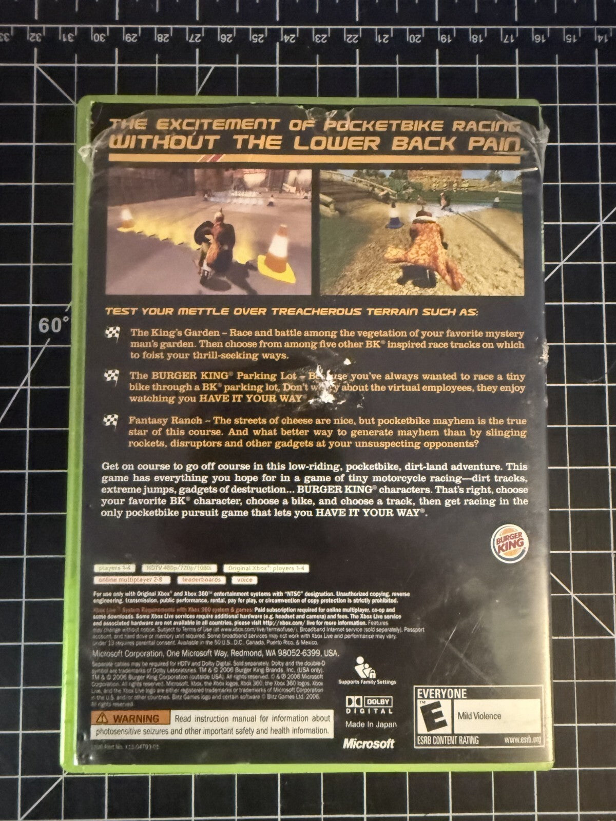 Pocketbike Racer (Microsoft Xbox 360, 2006) Tested Working Completed CIB