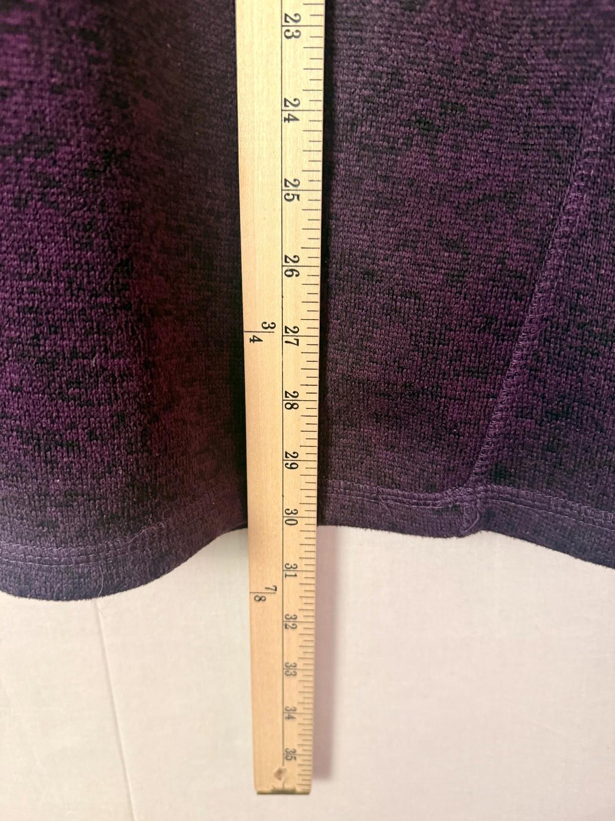 Eddie Bauer Sweater Men TXL Burgundy 1/4 Zip Hiking Fleece Outdoors Pullover