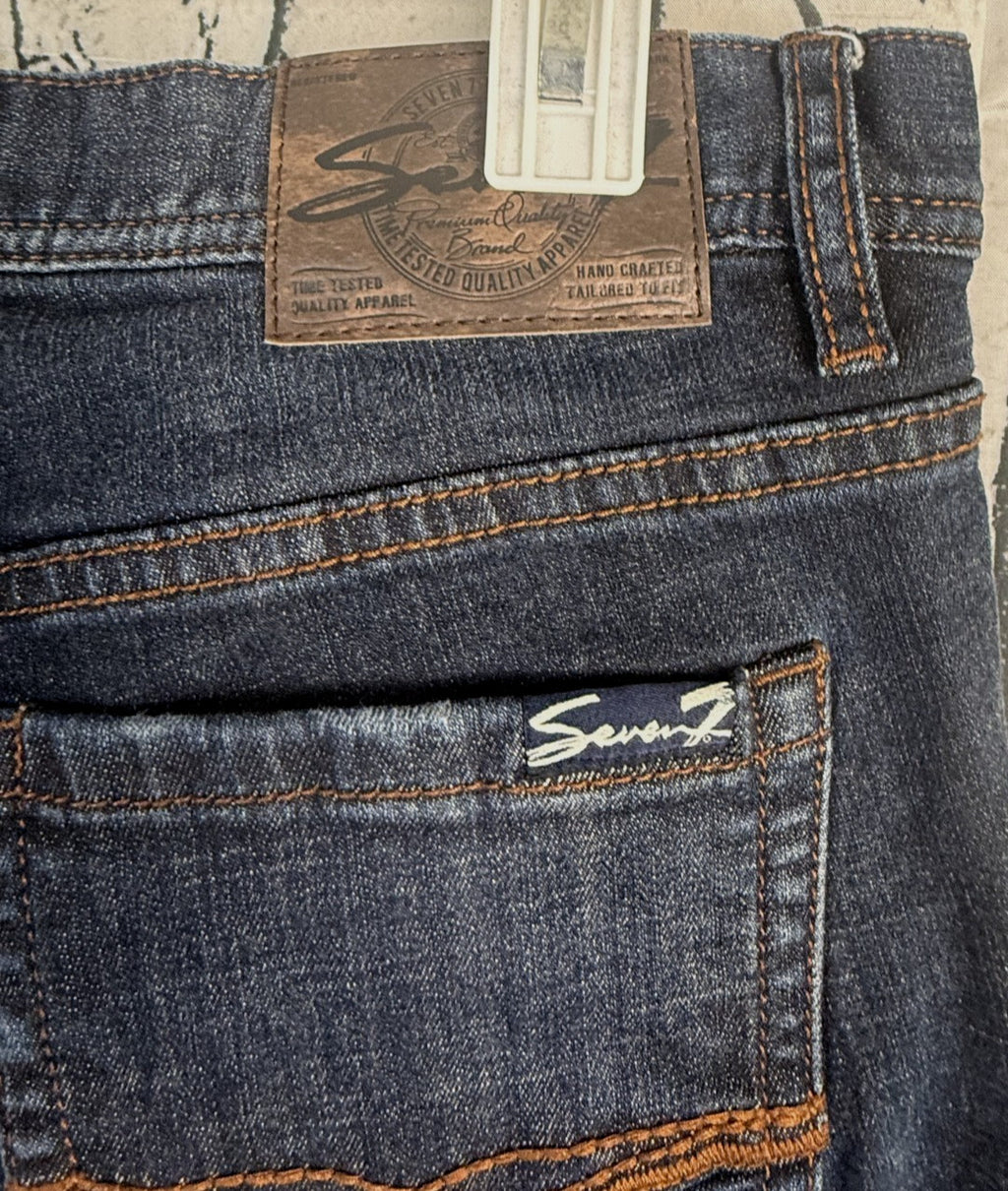 SEVEN 7 Jeans Mens 30x30 Skinny Stretch Blue Denim - Cowboy - Western