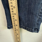 ELLE Jeans Womens 14 Embroidered Floral Skinny Stretch Denim No Front Pockets