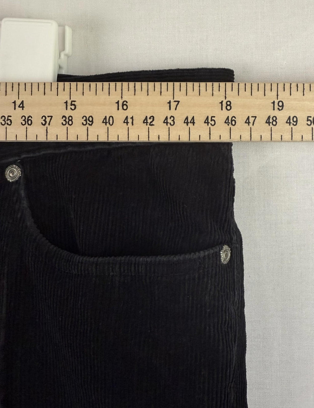 Columbia Womens 12 Corduroy Pants Flat Front Black