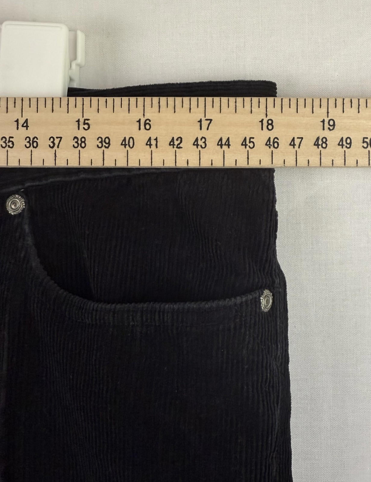 Columbia Womens 12 Corduroy Pants Flat Front Black