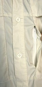 Orvis Open Air Caster Ventilated Short Sleeve Fishing Shirt Mens Sz Medium Cream