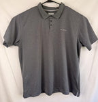 Columbia Grey Omni Wick Mens 2xl XXL Golf Polo Shirt