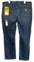 Carhartt Mens Rugged Flex Relaxed Fit Straight Leg Jeans Blue BD2804-M 40x30 NWT
