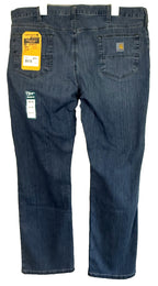 Carhartt Mens Rugged Flex Relaxed Fit Straight Leg Jeans Blue BD2804-M 40x30 NWT