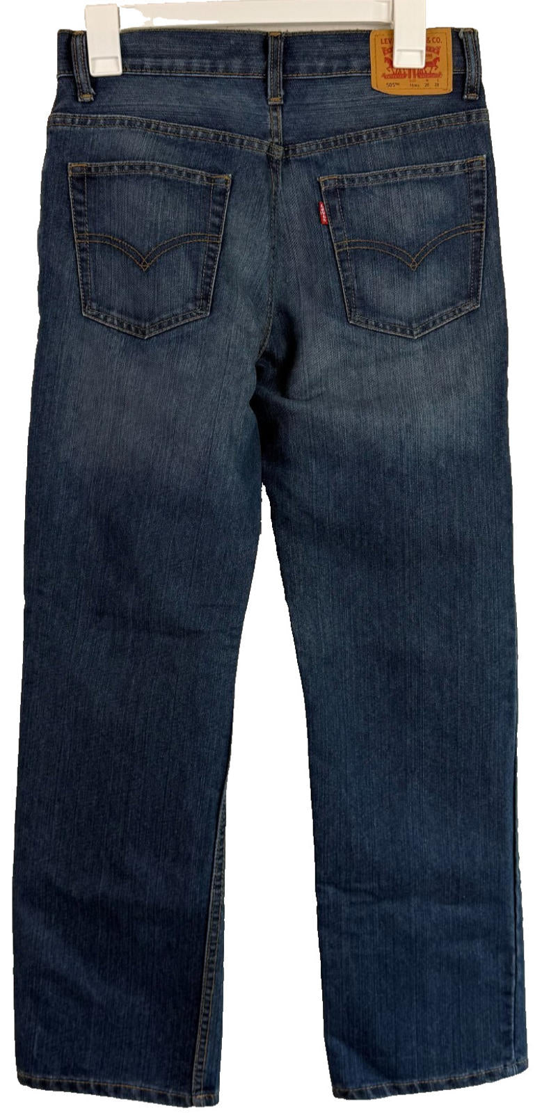 Levi's Women's 505 Straight Womens Size 16 Dark Wash Denim Jeans.