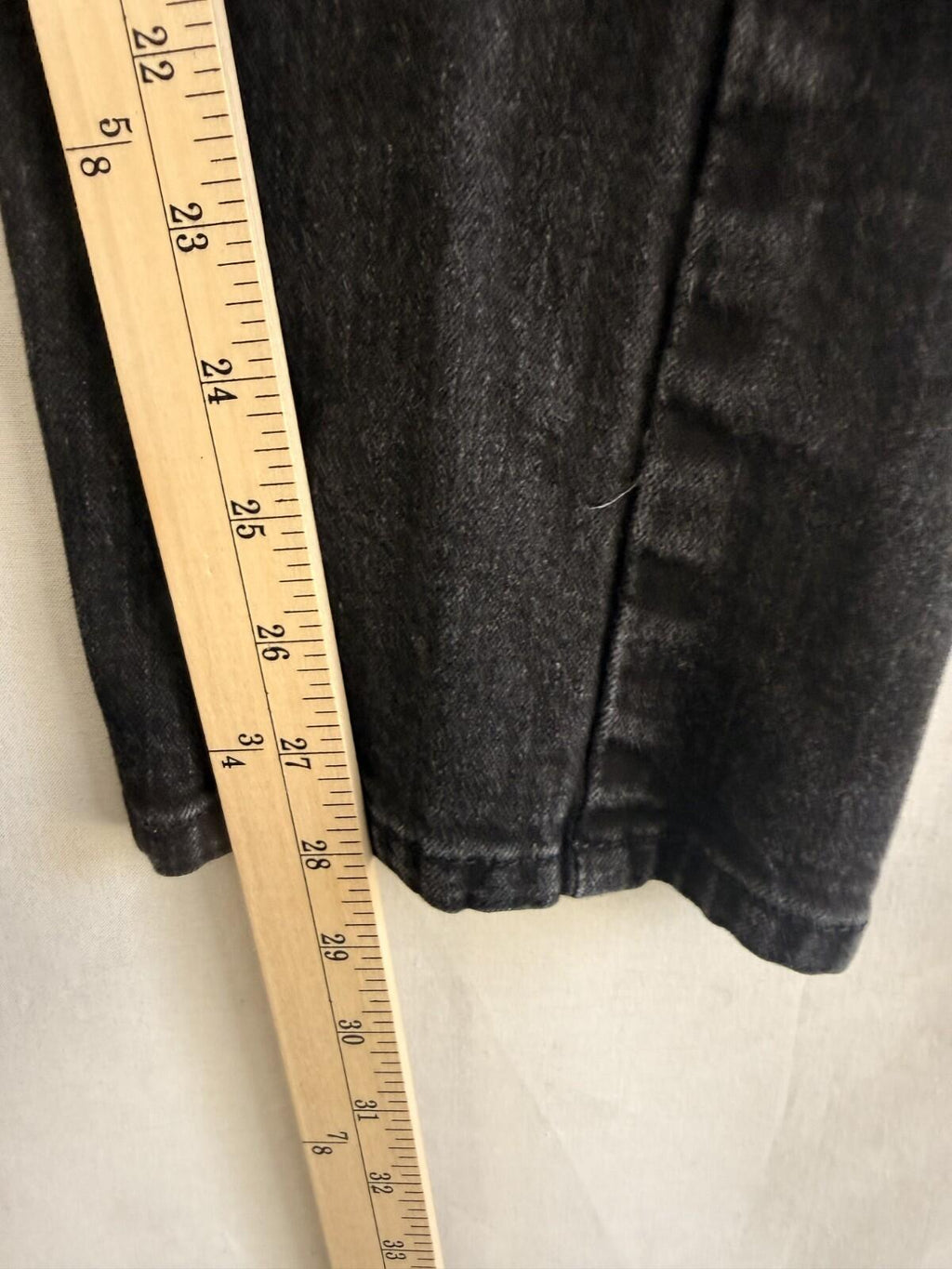 Levi's 514 Jeans Mens 30x30 Black Denim Stretch Pockets Dark Wash Straight Fit