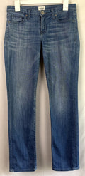 Hudson Women Jeans Size 27 Blue Skinny Stretch Low Rise *Made in USA*