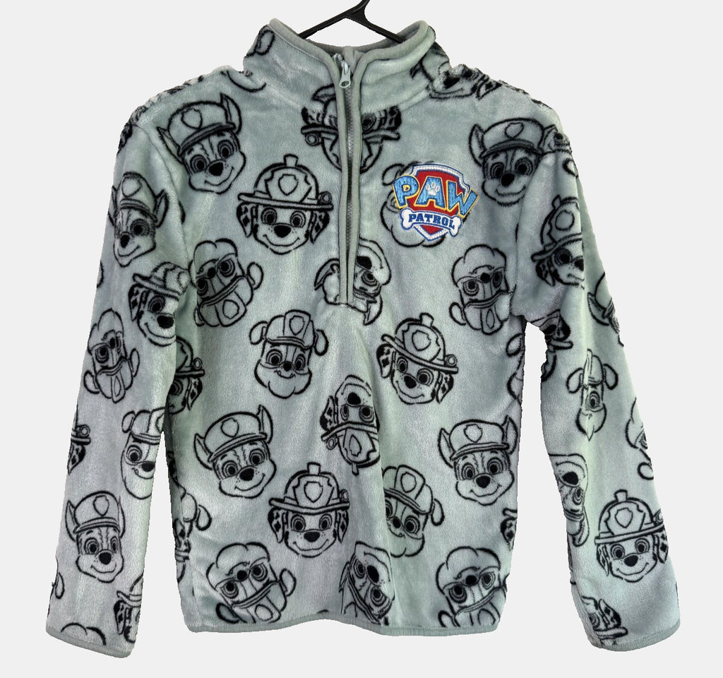 Paw Patrol Boys Full Zip Fleece Sweater Sz 10-12 - Super Soft and Cozy