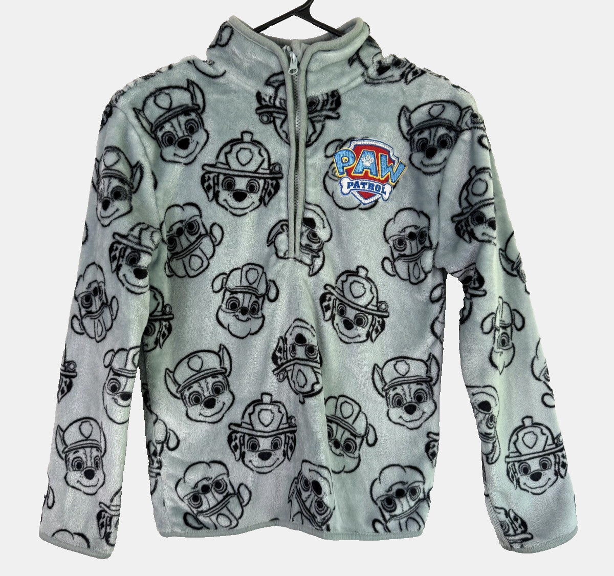 Paw Patrol Boys Full Zip Fleece Sweater Sz 10-12 - Super Soft and Cozy