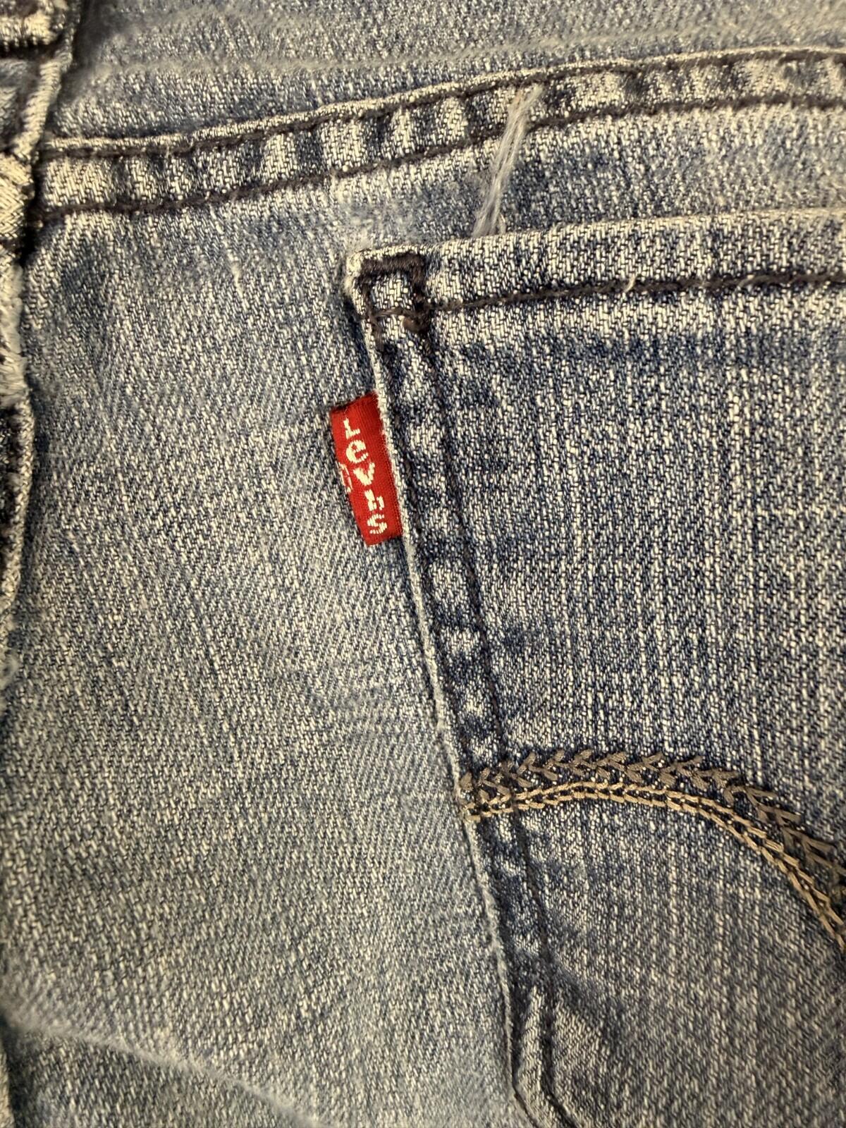Levis Jeans Womens Size 10 Short 32x28 Blue 515 Bootcut Stretch Denim