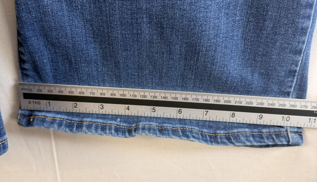 Levis 726 Jeans Womens Sz 18W Flare High Rise Denim Stretch Comfort Medium Wash