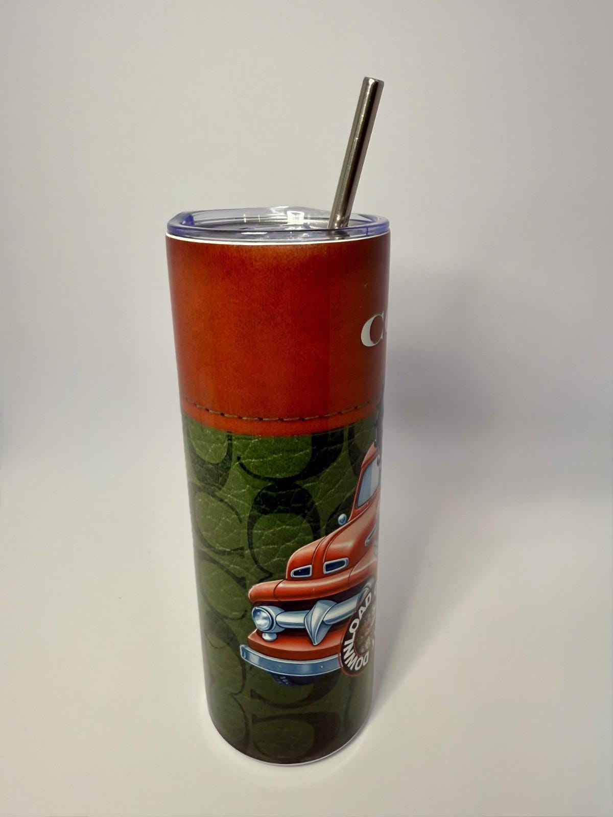 20 oz Christmas Betty Boop Stainless Steel Tumbler with Lid, Straw