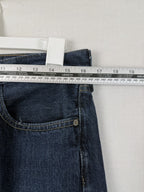 Levis 527 Bootcut Jeans Mens 33 x 34 Dark Wash Blue Denim