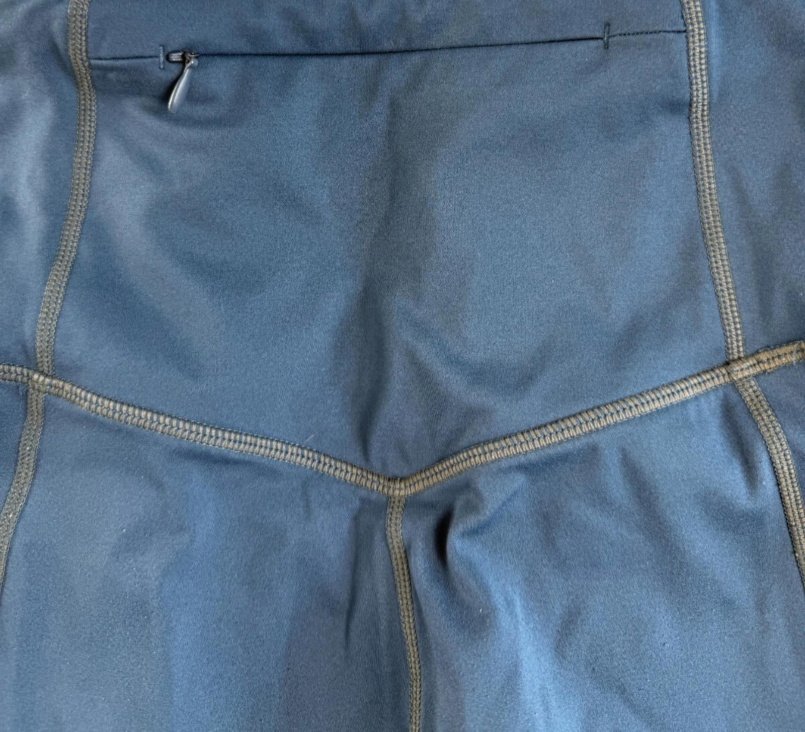 Fabletics Motion365 Size S Womens Blue Stretch Pull On Athletic Leggings Pockets