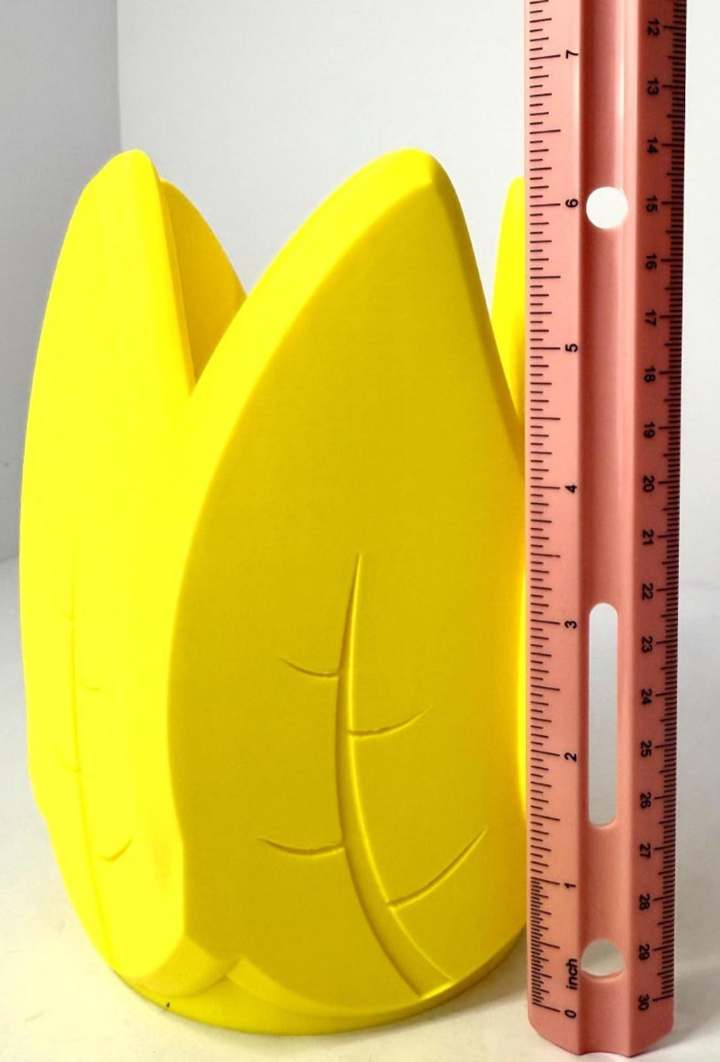 Leaf Flower Pot 3D Printed PLA Gardening House Plant Yellow