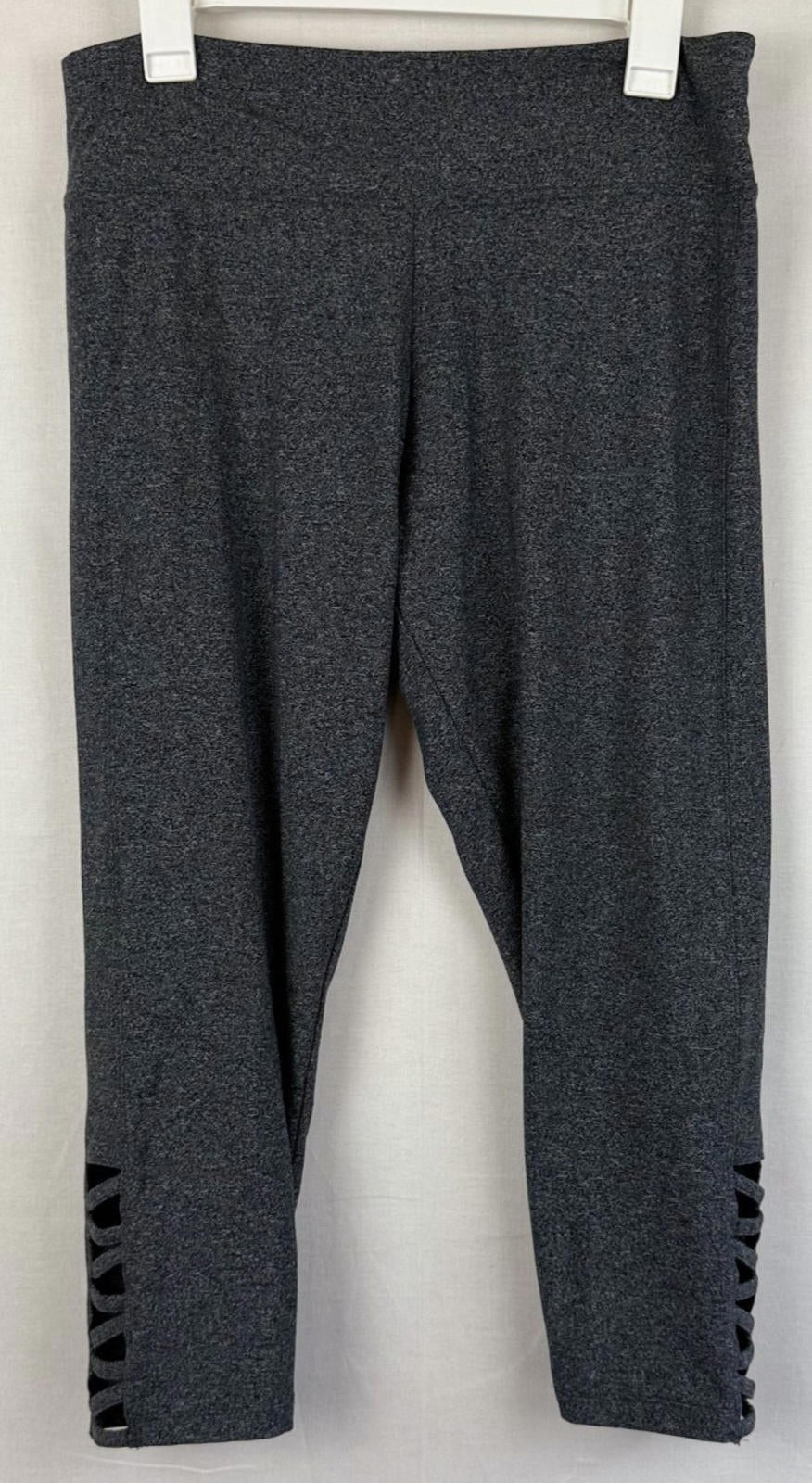 Victoria Sport Heathered Gray Compression Leggings Womens Size XL